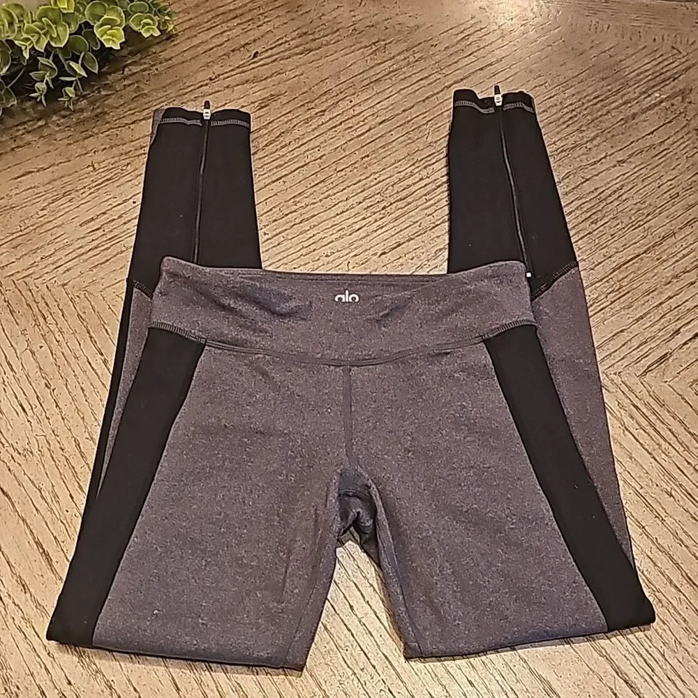 Alo black and gray legging size S